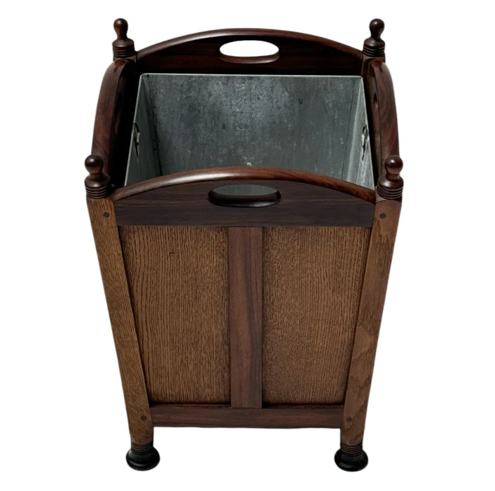 Jac. van den Bosch Art Deco Amsterdamse School Litter Basket for 't Binnenhuis